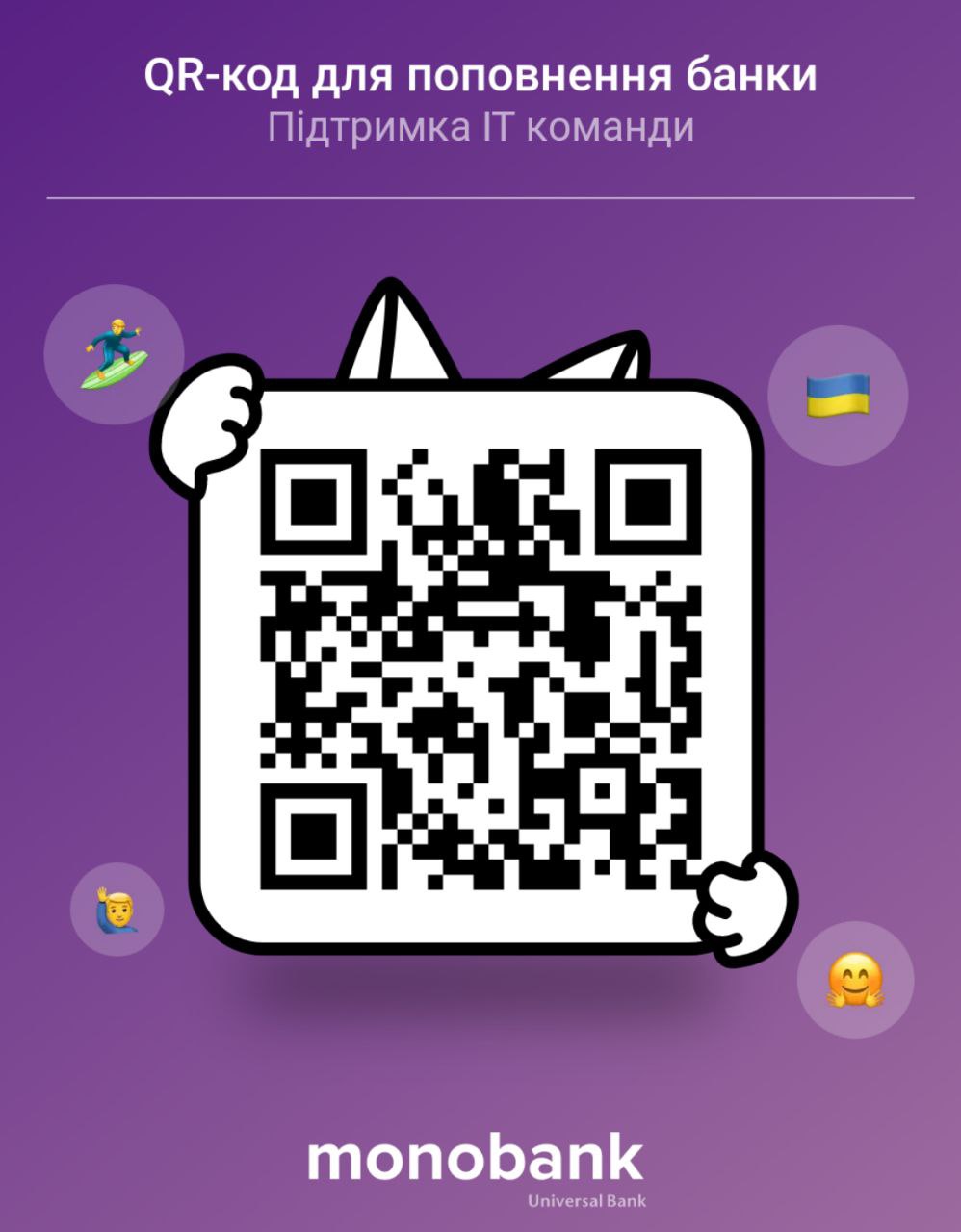 QR на банку Monobank